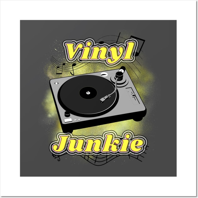 Vinyl Junkie Wall Art by djmrice